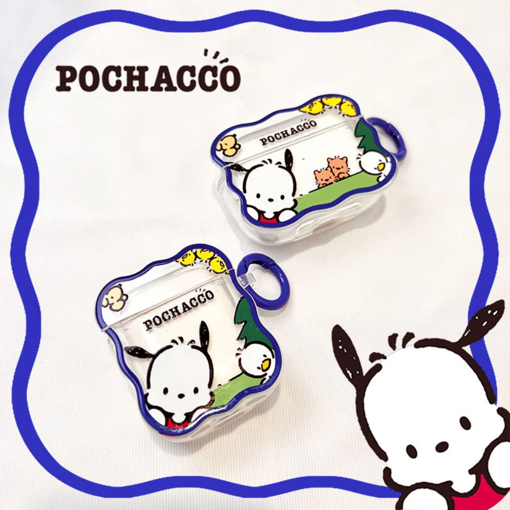 

Earphone Protective Sleeve Kawaii Sanrio Pochacco Bluetooth Headphones Case Anime Earphone Accessories for Iphone AirPods