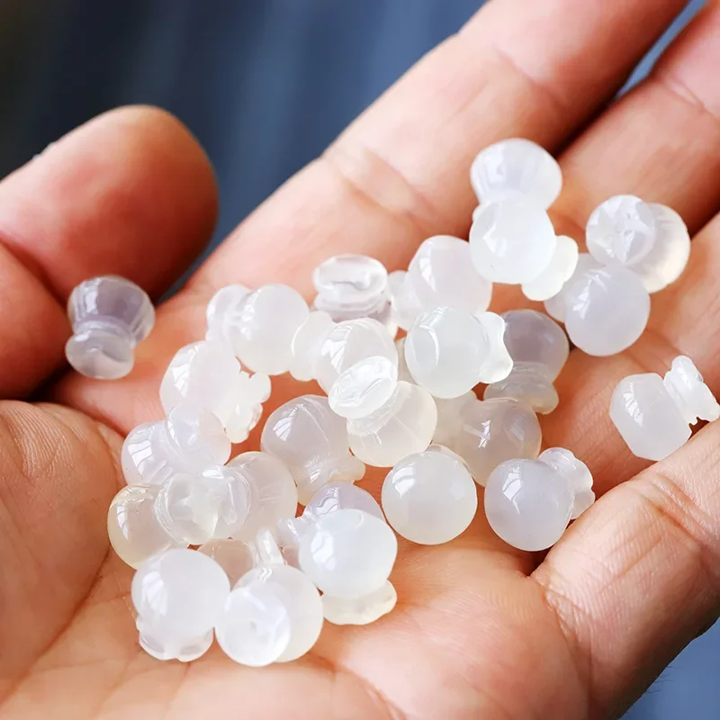 5 шт. натуральный агат халцедон кошелек бисер аксессуары DIY браслет ожерелье