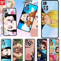 one piece cool boys for xiaomi redmi note 11 10 11t 10s 9 9s 8 7 5g 4g tpu soft silicone gel black phone case cover fundas coque