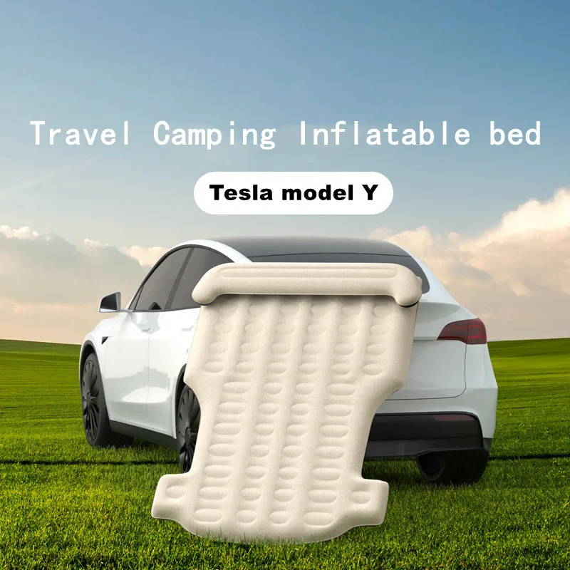 

Tesla Model Y Air Mattress Car Travel Bed Air Bed Inflatable Mattress Automobile Air Mattress Car Sleeping Bed With Air Pump