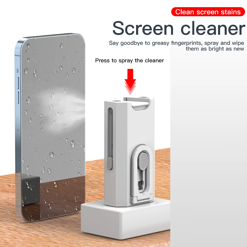 

1Pcs Headphone Cleaner Kit Built-in Key Puller Tablet Laptop Phone Screen Cleaning Tools Earbuds Cleaning Pen for Airpods Pro 2