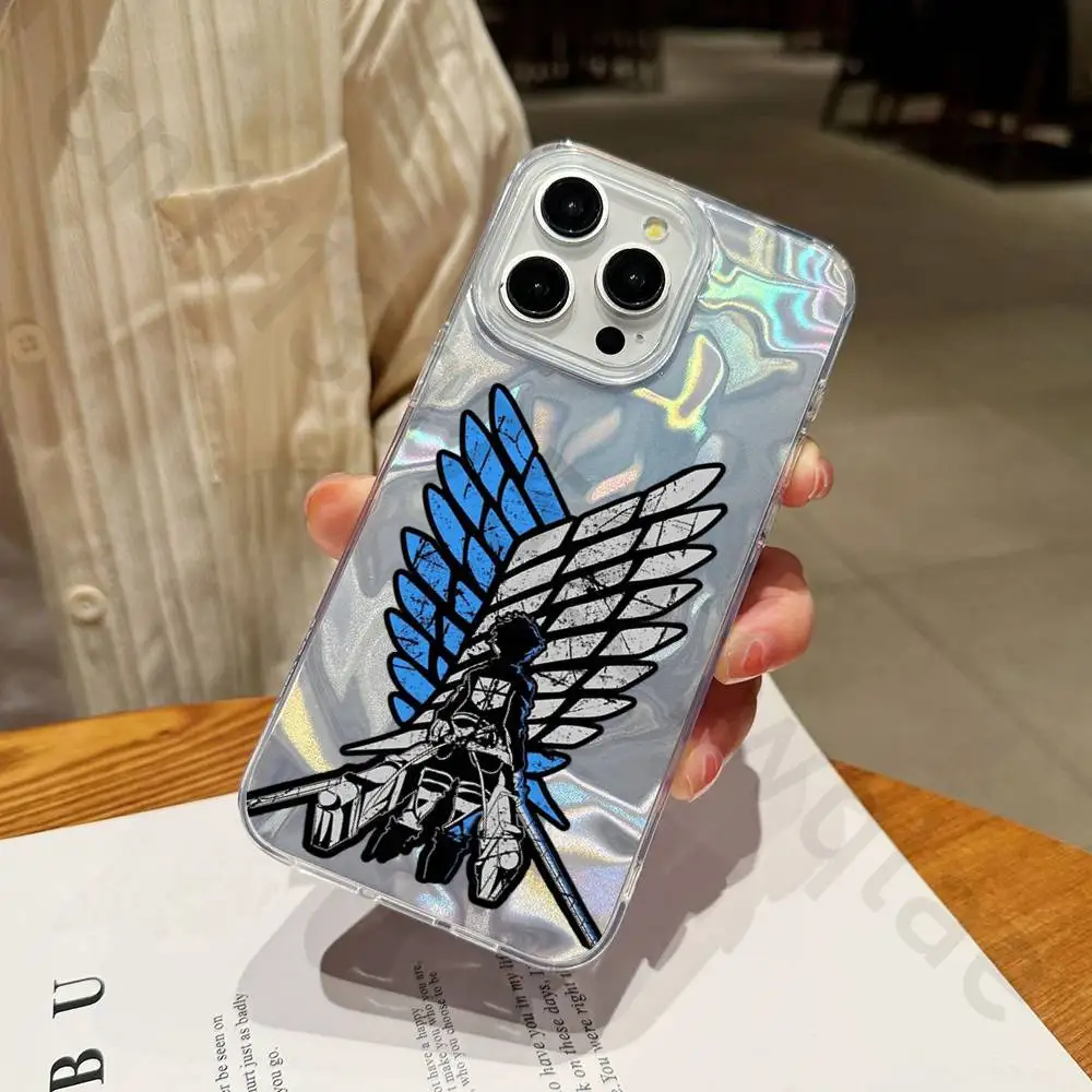 Чехол для телефона с аниме-принтом «Атака Титанов» для iPhone 17 Pro Max, 16, 15, 14, 13, 12, 11 Plus, 17 Air, жесткая задняя крышка (art.: 3920da87dc344) - 3920da87dc344