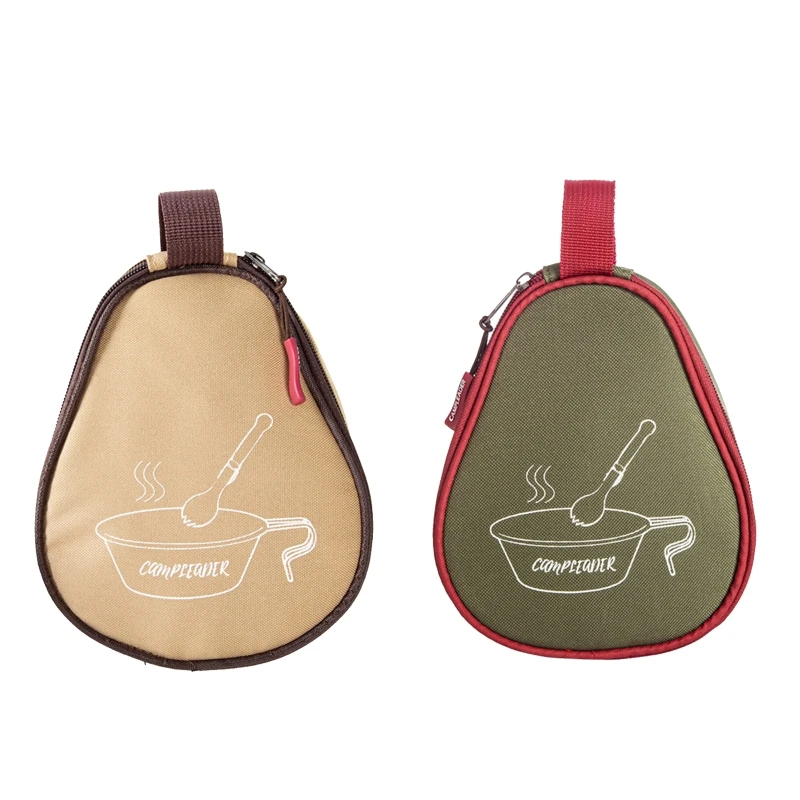 

Camping Cup Bowl Storage Bag Oxford Cloth Barbecue Tableware Travel Carrying Case for Outdoor Hiking Picnic