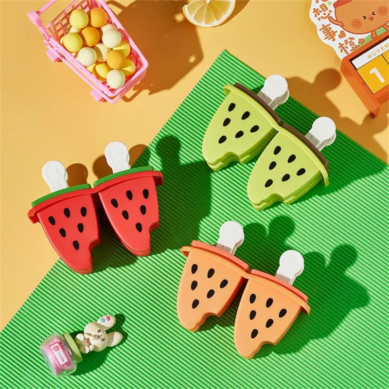 

1pc Houshehold Watermelon Sorbet Mold Diy Cartoon Ice Cream Ice Mold Home-made Frozen Ice Box Watermelon Ice Mold Ice Cream Tool