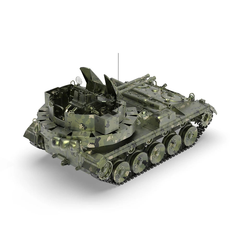 SSMODEL 35517 V1.7 1/35, набор моделей из смолы с 3D принтом, американская двойная моторная каретка M19A1 SPAA