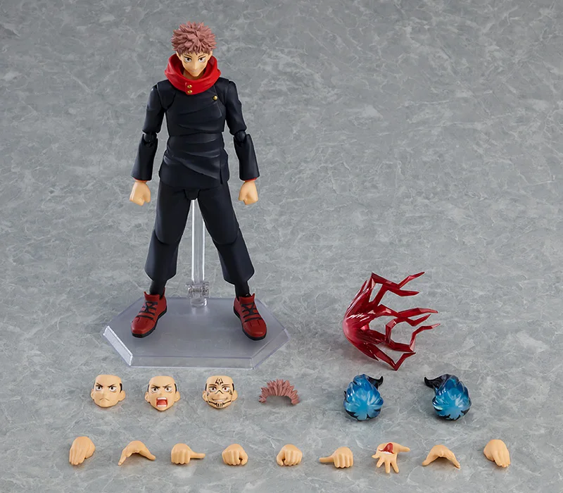 

В наличии Оригинальная фигурка Figma550 Figma 550 Itadori Yuji juютсу Kaisen, фигурка модели, игрушки, размер 150 мм