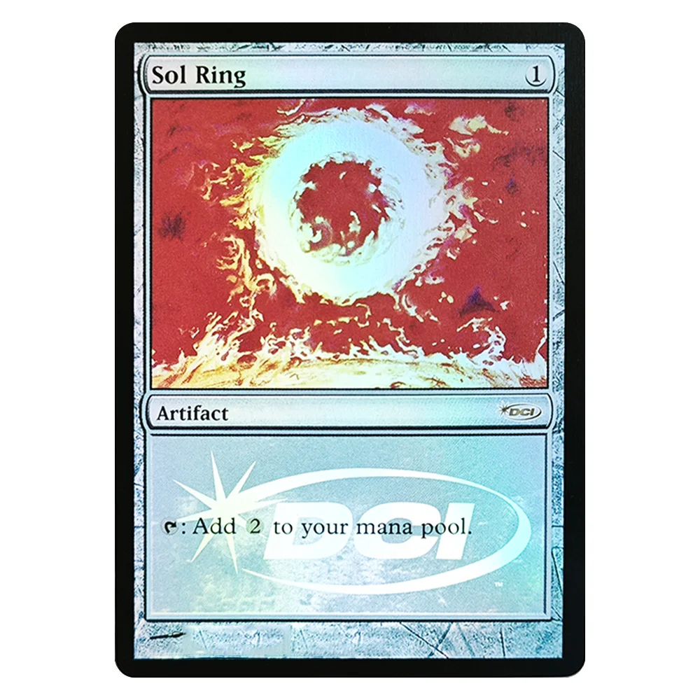 Фото Коллекционные карточки TCG Magical Game Foil высокого качества: Сол Ринг/Серра Ангел/Файр Гардианс - подарок для мальчиков, хобби, игрушки №3