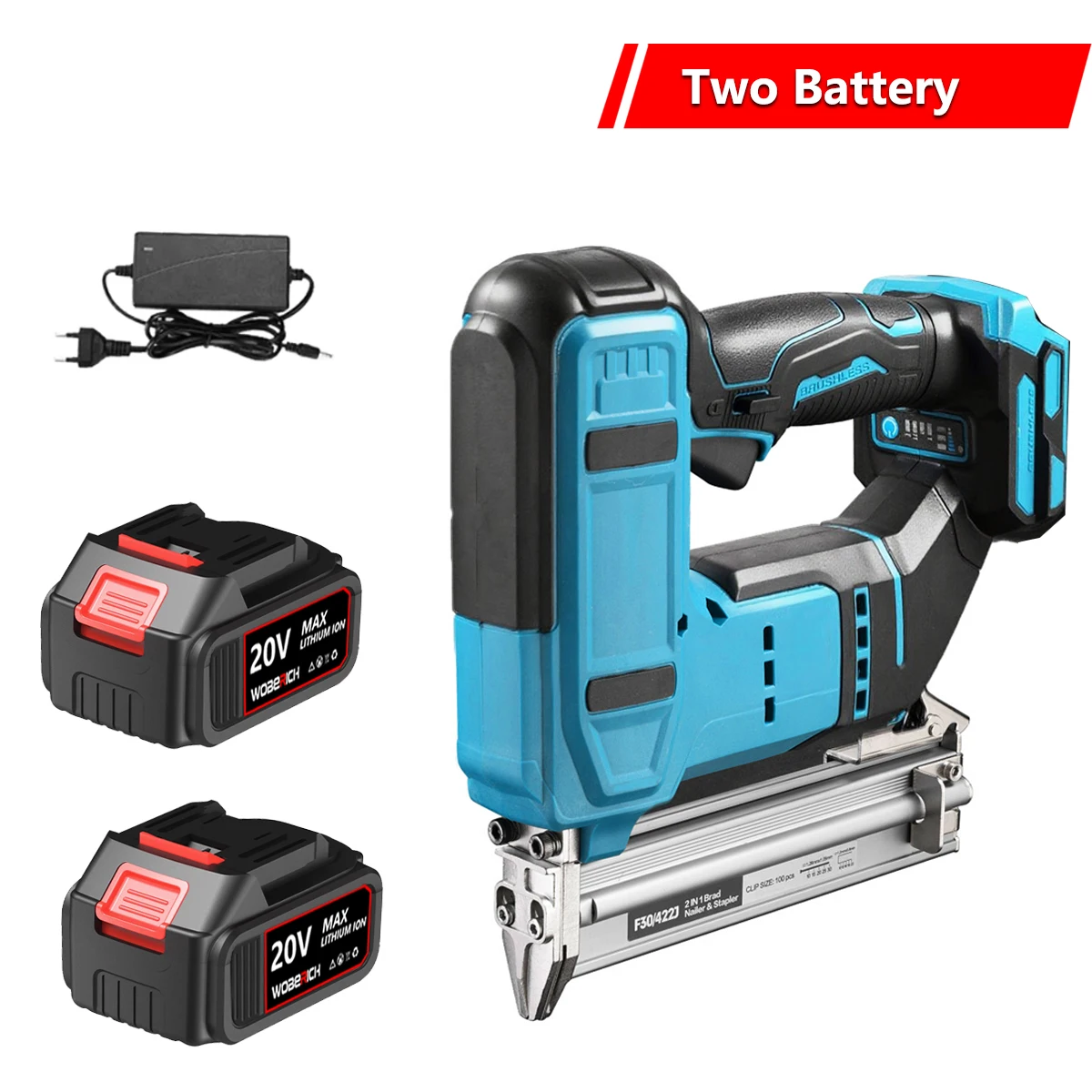 

Аккумуляторный бесщеточный гвоздезабивной станок WOBERICH F30/422J