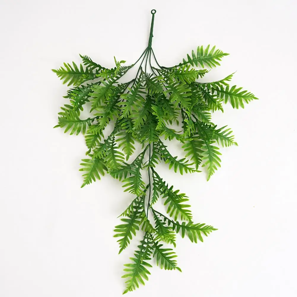 

5 Forks 25 Leaf Special Clear Vine Wall-mounted Plant Plastic Artificial Plant Vivid Hotel Decor