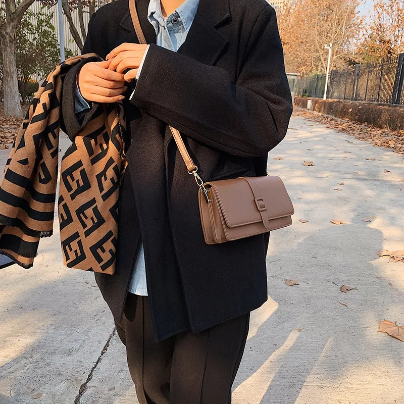 Популярные в этом году сумки женские новая текстурная сумка через плечо из