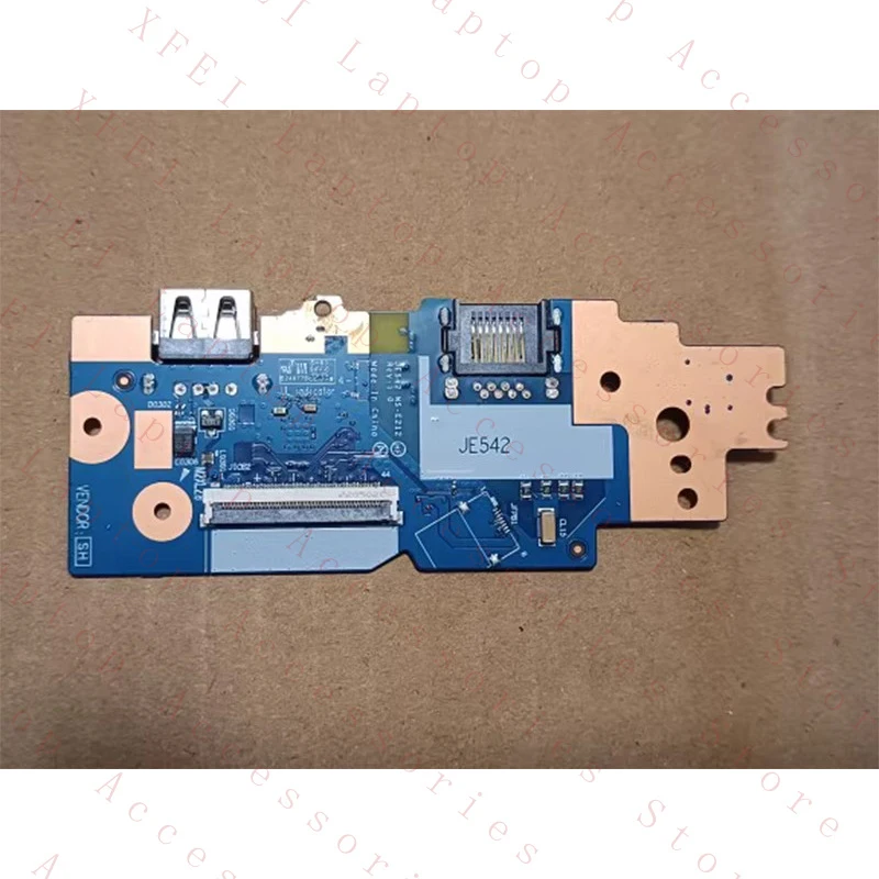 Фото Новая USB RJ45 LAN IO плата NFP 44Pin JE542 NS-E212 для ThinkPad E15 Gen 4 21E6 №4