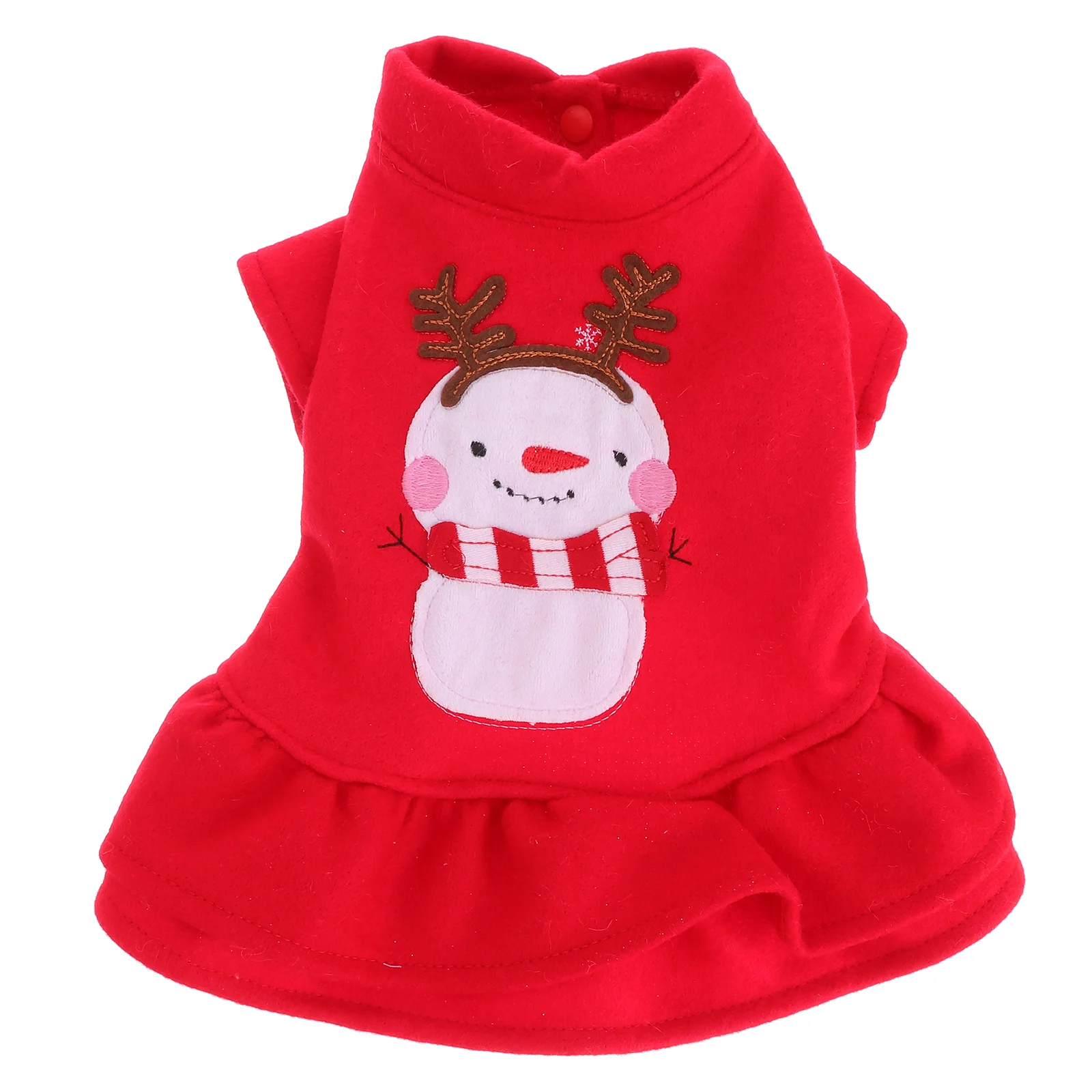 

Dog Pet Christmas Clothes Skirt Dresses Puppy Dress Snowman Apparel Dogscostume Small Coat Warm Birthday Winter Outfits Shirts