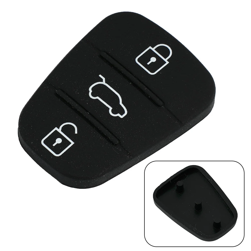 

Replacement 3 Button Remote Key Fob Case Rubber Pad For Hyundai I10 I20 I30 IX35 For Kia K2 K5 Rio Sportage Flip Key New Parts