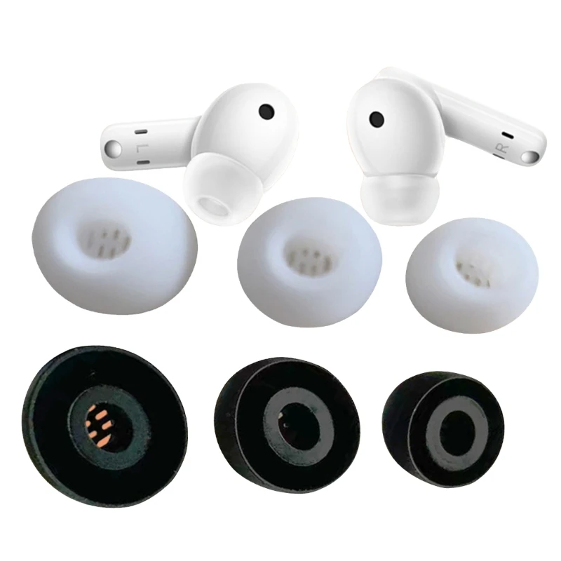 

Replacement Ear Tips Earbuds for HUAWEI FreeBuds 5i Earphones Anti-Slip Ear buds Eartips Earpads Cover 6pcs L/M/S