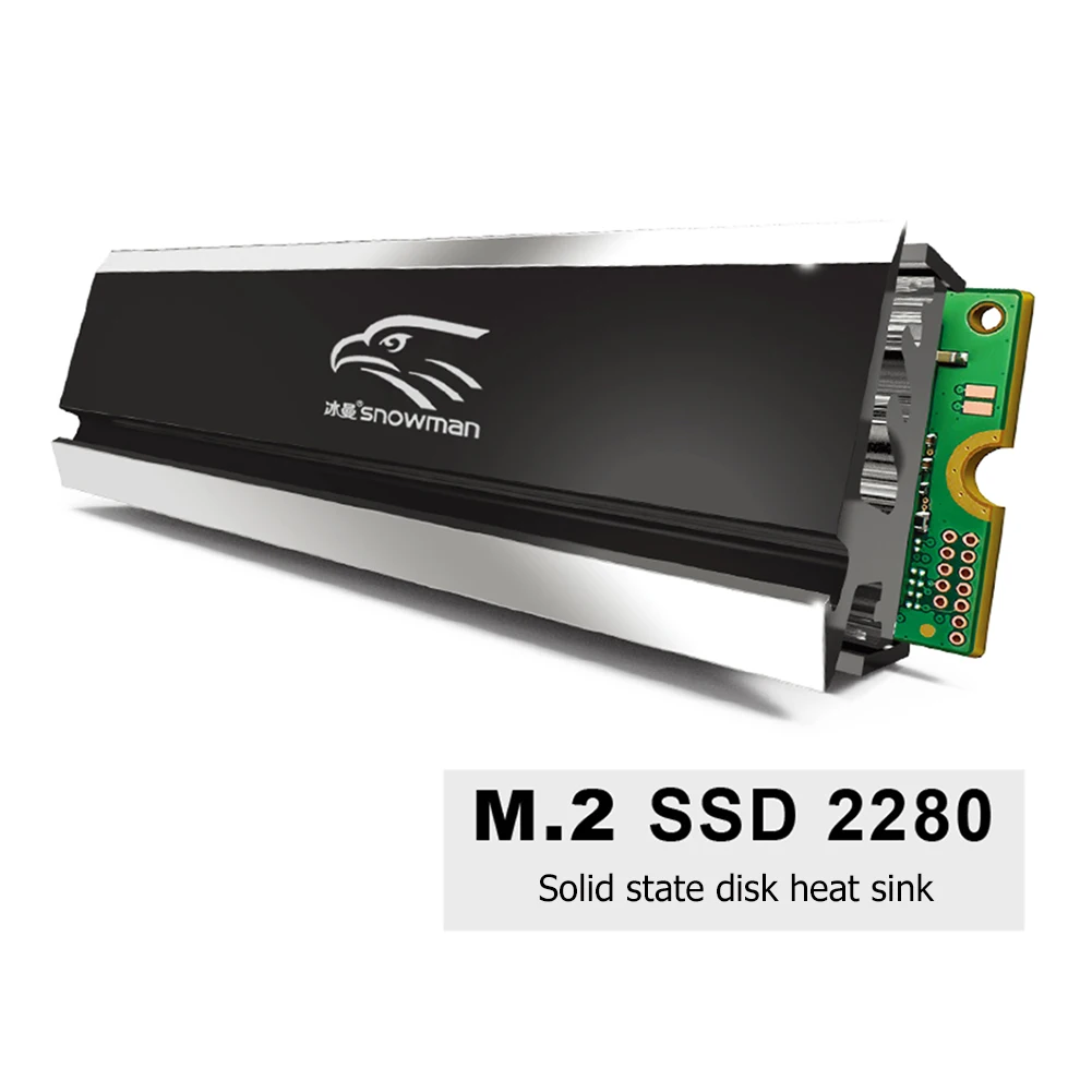 

Aluminum Heat Sink Cooling Thermal P M.2 SSD NVMe Heatsink Cooler 2280 Solid State Hard Disk Computer Accessories