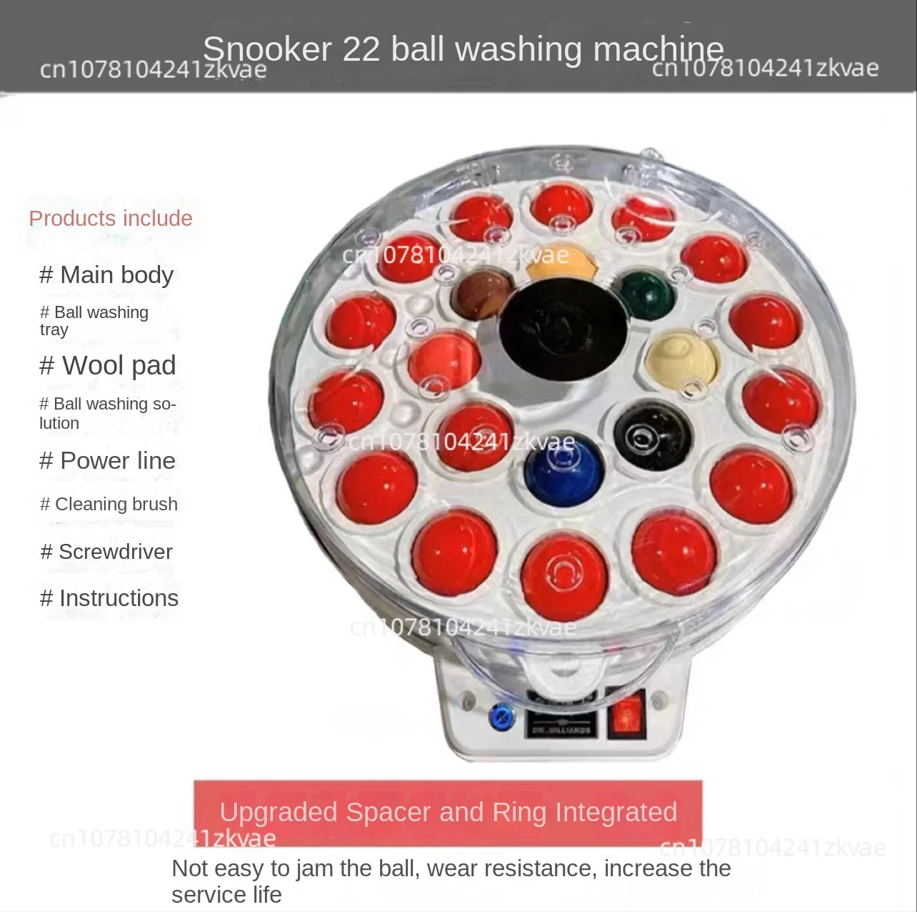 Вращающаяся шариковая стиральная машина Black Eight автоматическая вата для чистки