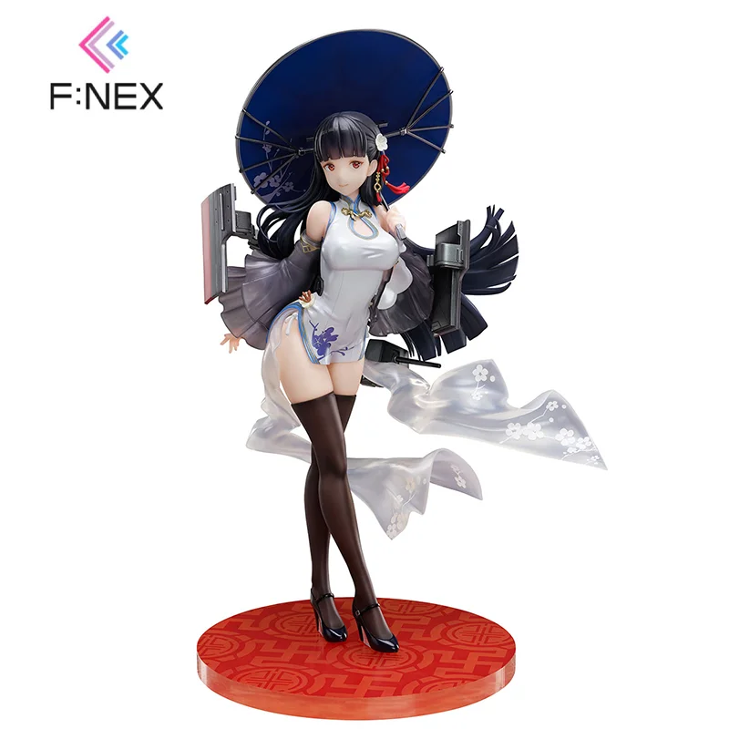 

Goods In Stock Original F:NEX Azur Lane ROC Yat Sen Anime Action Figure 1/7 PVC Collectible Sexy Model Toys Holiday Gifts 23.5cm