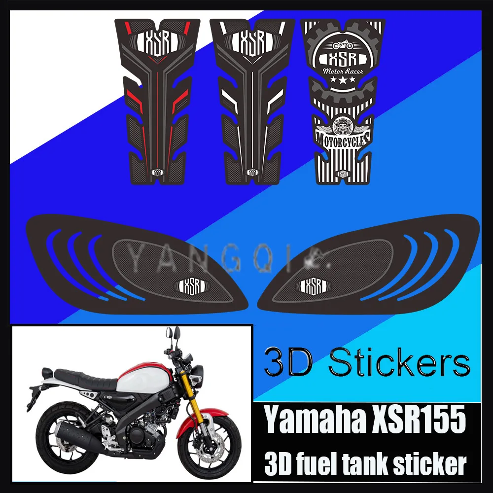 

Защитная накладка на бак для мотоцикла Yamaha XSR155 XSR 155, боковые захваты, комплект газового топлива, масла, 3d-наклейка на колено