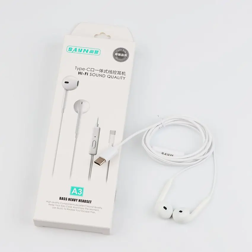 

In ear headphones are suitable for Huawei Xiaomi mobile phone 3.5 interface type-C wired headphones