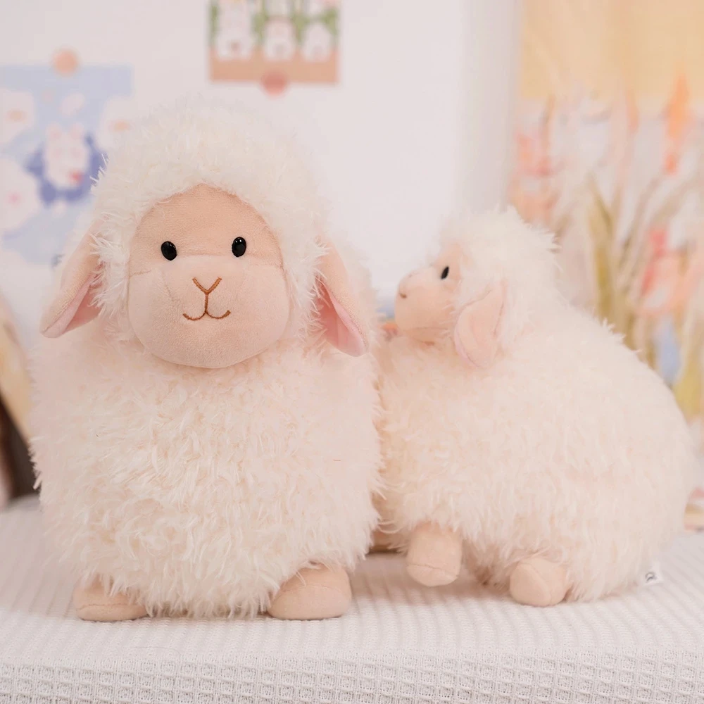

20-45CM Lovely Alpaca Plush Toy Japanese Alpaca Fluffy Stuffed Cute Sheep Llama Animal Dolls Sleep Pillow Home Decor Gift