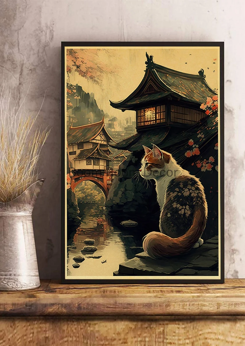 

Японские постеры с кошками