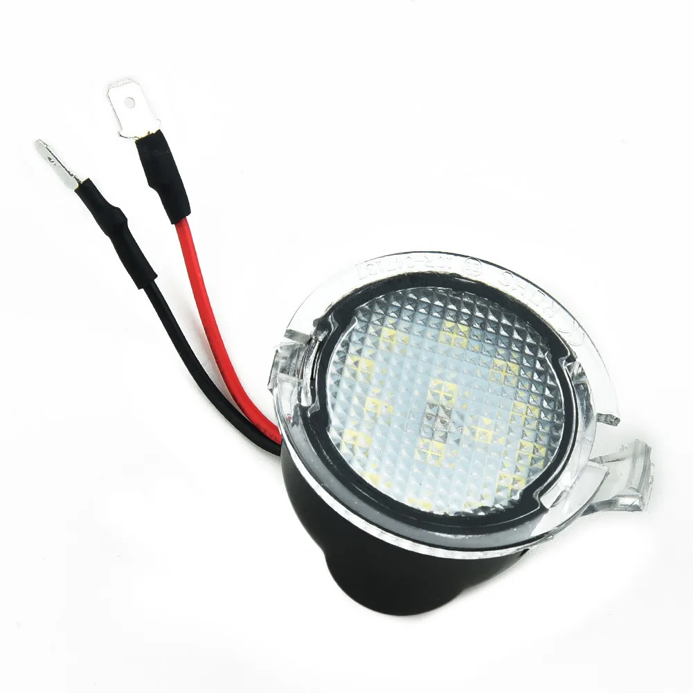 

1 Pair Side Mirror Puddle Lights Super Bright 18-LED 6000K White Waterproof For Ford Mustang Fusion Everest Signal Lamp