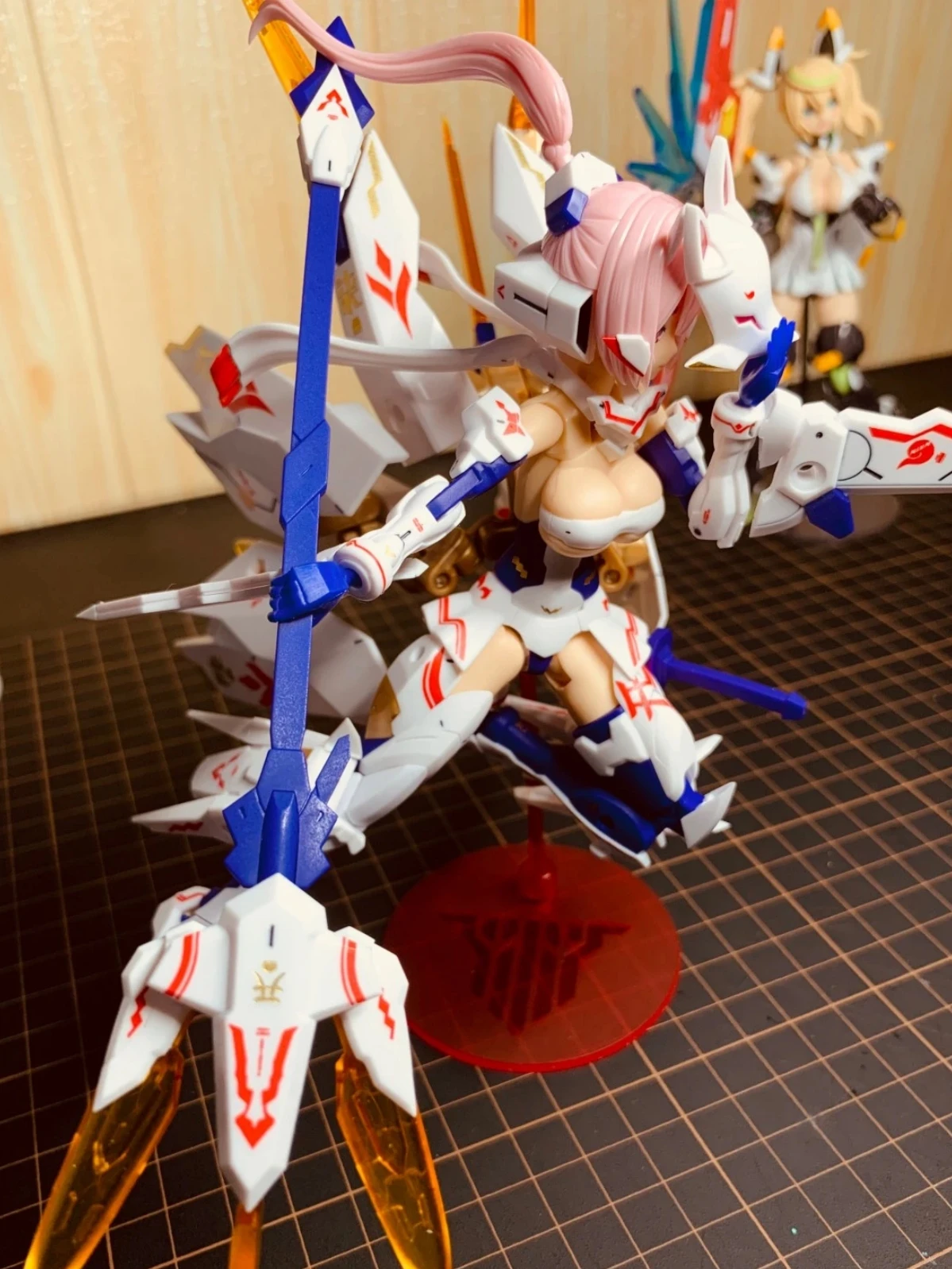 Фото В наличии: KOTOBUKIYA Goddess Device Choura Nine Tails, фигурка 1/1, модель, игрушка, подарок, коллекционный предмет, украшение. №5