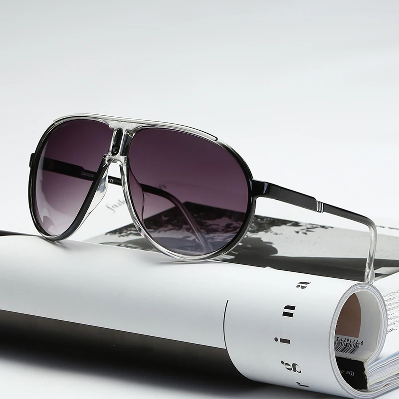 

2022 New Fashion Original Brand Vintage Aviation Sunglasses Men Women Matte Metal Retro Designer Frame Pilot Sun Glasses UV400