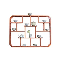 Tea set bogu rack wall-mounted teapot ornamentspurple clay tea pot Storage shelves spice racks kitchen accessories