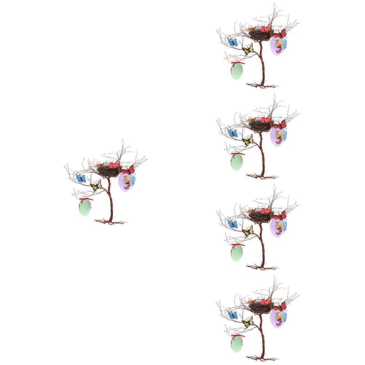 

5 Sets Decorative Tree DIY Wire Tree DIY Craft Tree DIY Decorative Supplies