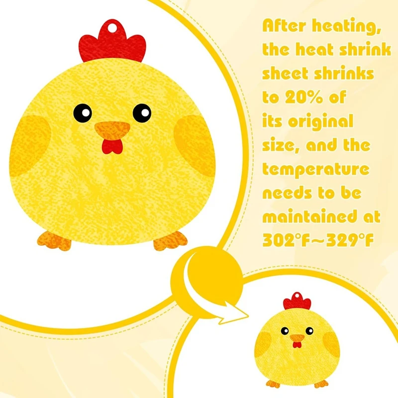 Термоусадочный пластиковый лист набор для творчества бумажный брелок поделок