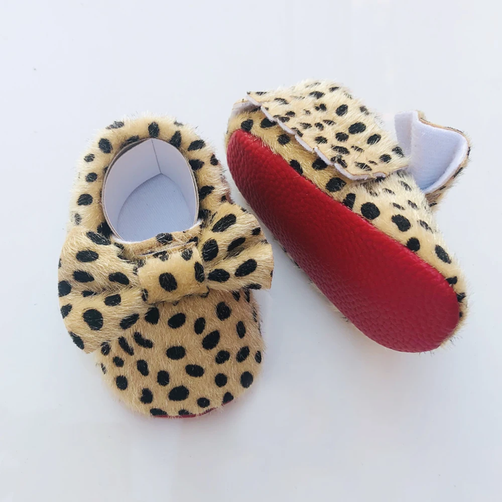 Мокасины леопардовые для новорожденных мальчиков и девочек замшевые туфли в