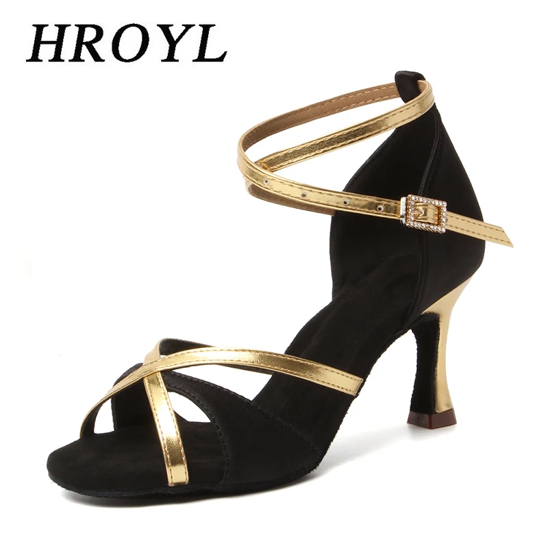 Женская Обувь Для Латинских Танцев Атласная Стелька Из ЭВА На Хлопковой