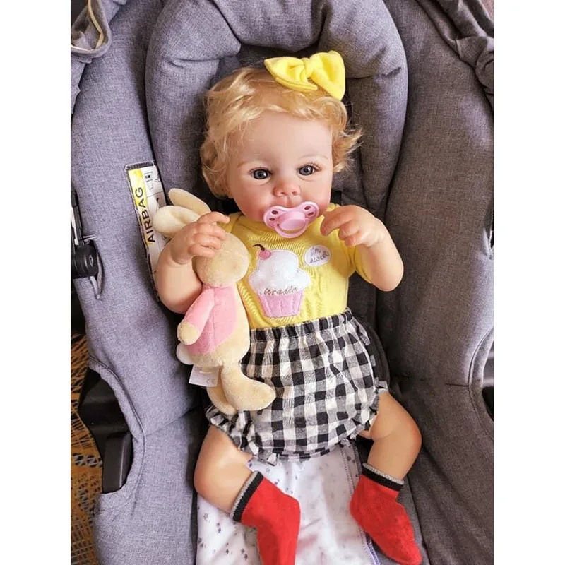 

48cm Reborn Girl Juliette 3D Painting with Visible Veins Kids Cuddly Toys Gifts for Birthday and Christmas
