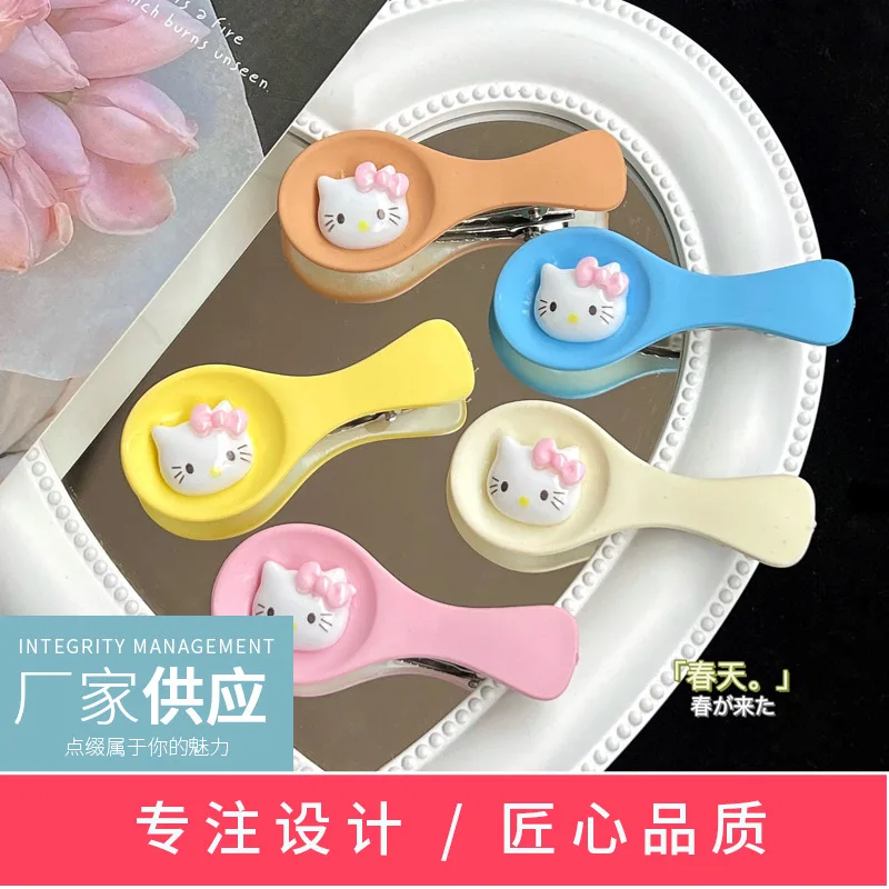 

Sanrio Hair Clip My Melody Cinnamoroll Kuromi Hello Kitty Gift Cartoon Loveliness Hair Accessories Sanrio Gift Woman Side Clip