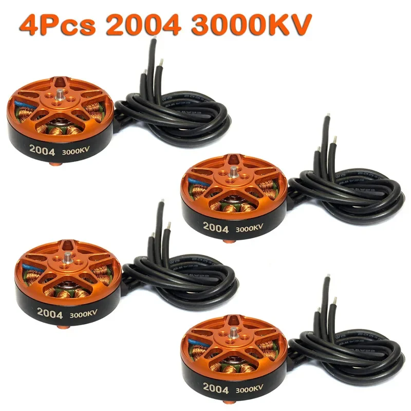 Фото Двигатель sin escobillas yodo 2004, 1750KV, 3000KV, совместимый с мелицей, с 3,5-5 пульсадами для зубочисток и largo dojrzały RC FPV, дрон №1