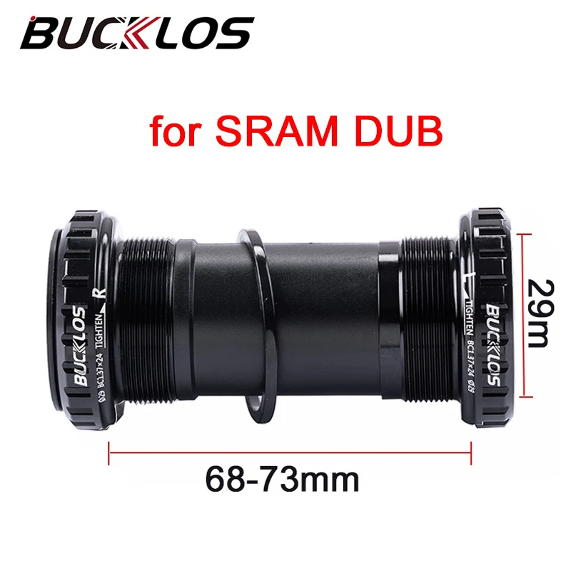 

Нижний Кронштейн BUCKLOS BB 68-73 DUB для Sram DUB 29 мм BB CNC алюминиевый сплав GXP дорожный велосипед, нижний кронштейн, гаечный ключ