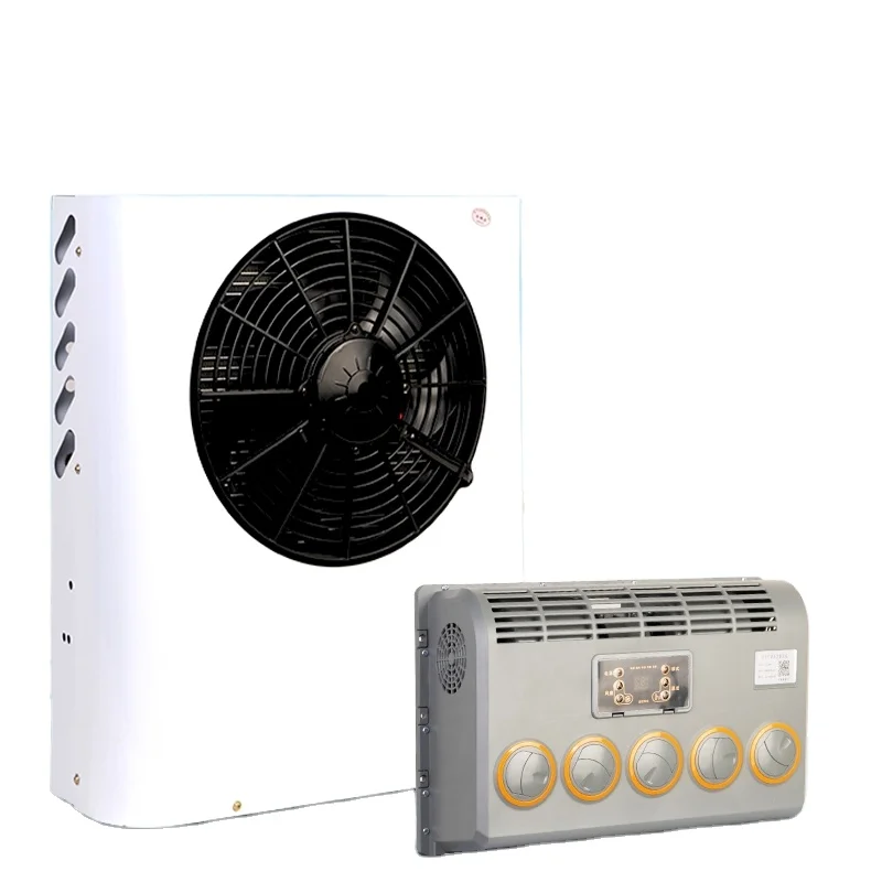 

12 volt 24v DC high-efficiency truck auto air conditioner high quality with Scroll Compressor 800W-1200W parking cooler