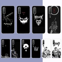 anime berserk guts phone case for samsung s21 a10 for redmi note 7 9 for huawei p30pro honor 8x 10i cover