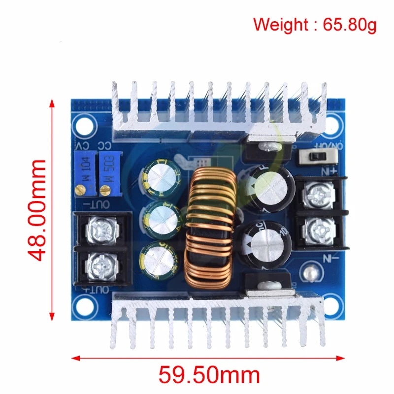 300W 20A DC-DC понижающий преобразователь модуль с драйвером постоянного тока для