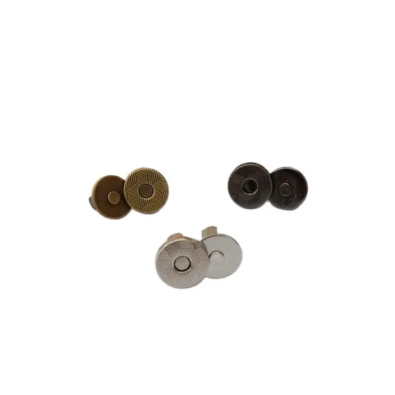 

10set / Pack 10mm Strong Magnetic Snap buttons Fasteners Clasps Buttons Handbag Purse Wallet Craft Bags Parts Accessories