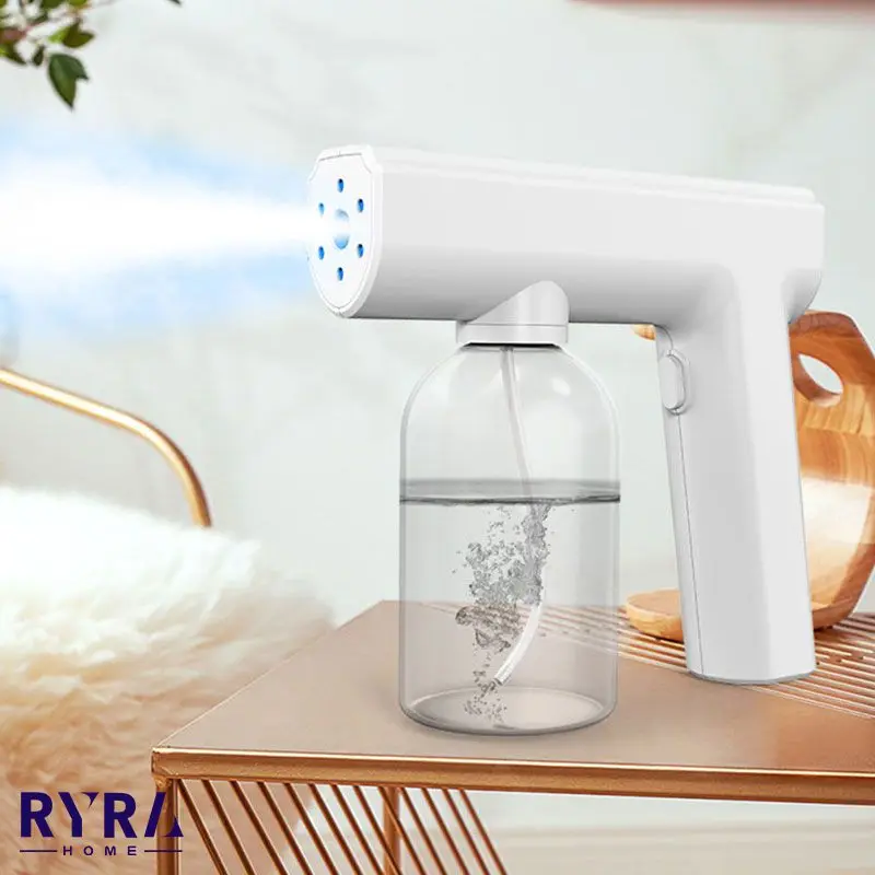 

Hand Atomizer Spray Gun 300ML/250ML Nano Mist Sprayer Santitizer Machine Cordless Electric ULV Fogger For Office Garden Sprayer