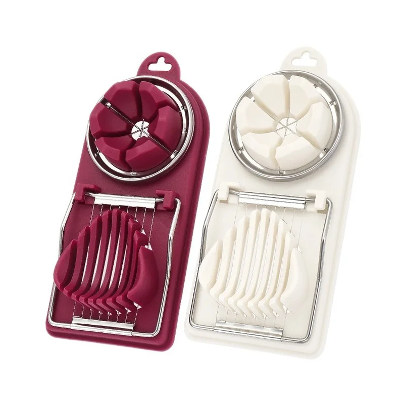 

Multifunction Egg Slicers Section Cutter Divider Plastic Egg Splitter Cut Egg Device Creative Kitchen Egg Tools