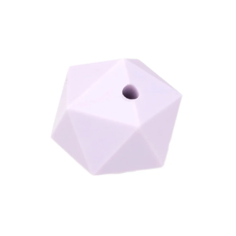 Фото LOFCA 10 шт. Icosahedron Прорезыватели для зубов СИЛИКОНОВЫЕ BPA-Free пищевого класса Силиконовые Прорезыватели для зубов изготовление подарков №5