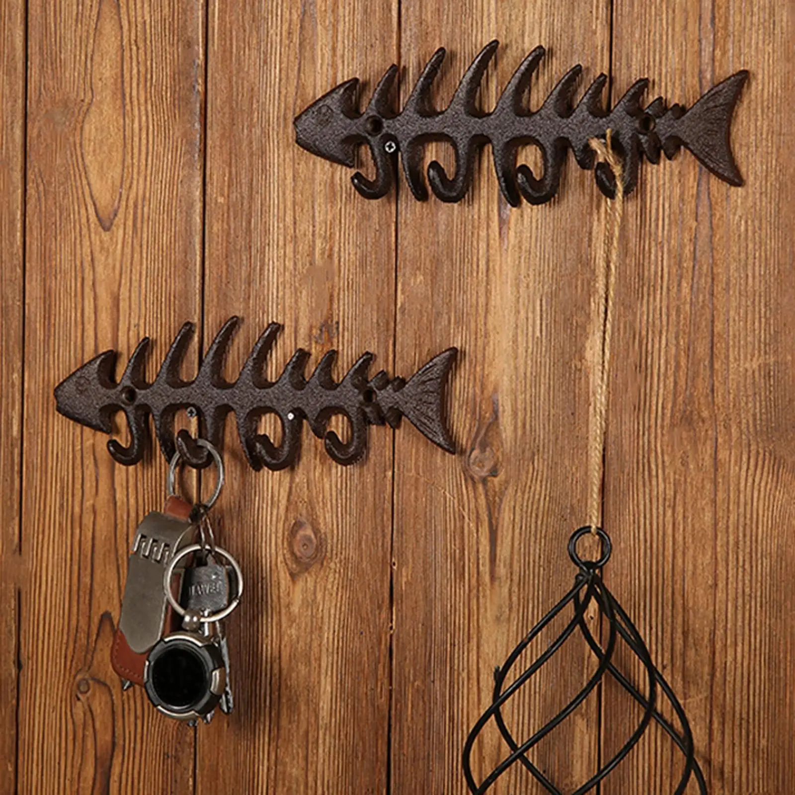 

Настенный держатель для ключей, многофункциональные настенные крючки из чугуна