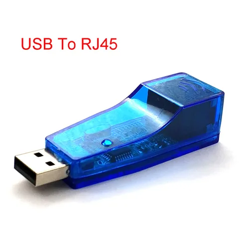 Сетевая карта USB 10/100 Мбит/с, USB к RJ45 Ethernet LAN Сетевой конвертер подходит для ПК ноутбука Win 7 Android адаптер для Mac