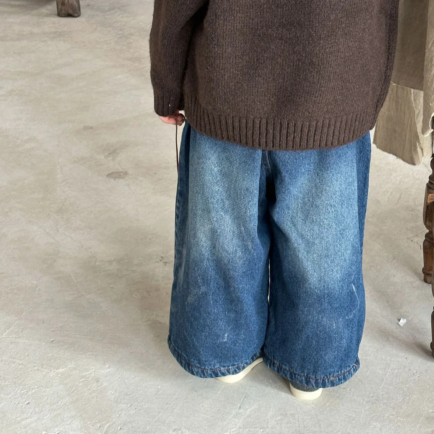 Брюки для девочек новинка 2024 зимняя детская одежда корейский стиль детские