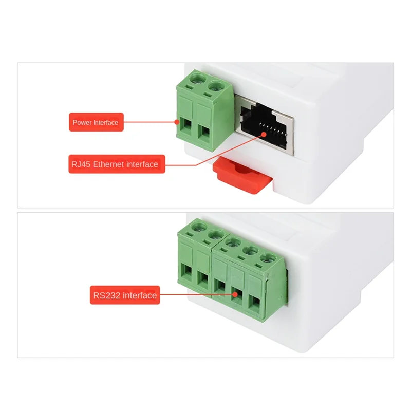 Waveshare RS232 TO POE ETH Промышленный последовательный сервер To RJ45 Ethernet-модуль 300- 115200 Bps