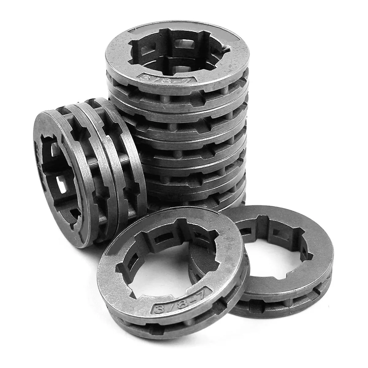Цепная Звездочка для цепной пилы HUSQVARNA 3/8 266 268 272 280 285 288 355 372XP 362 385XP 10 шт. 380 дюйма 7 Т