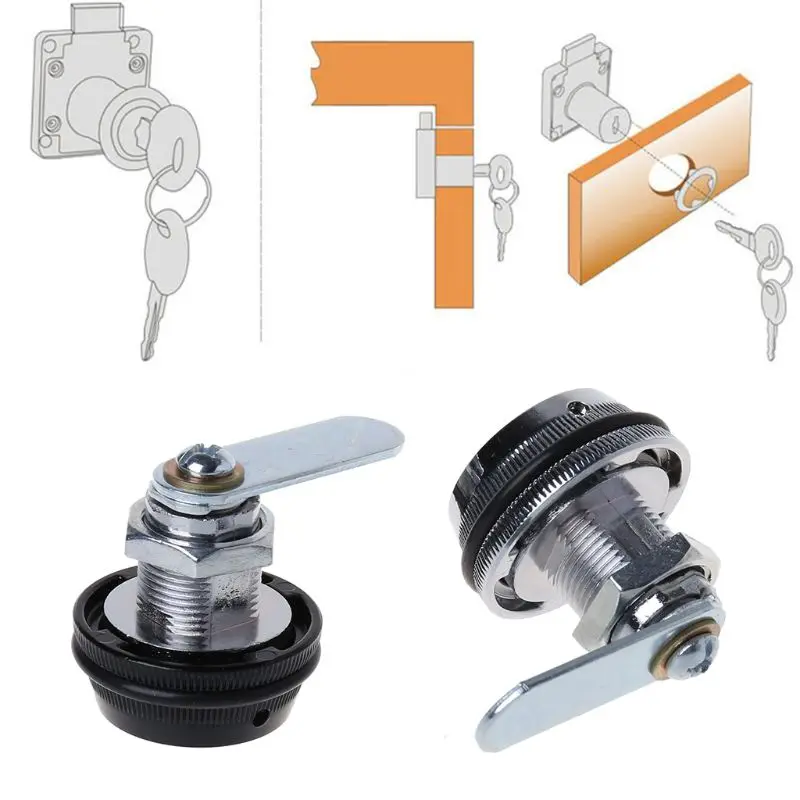 

3-Digit Combination Letter Box Locks Zinc Alloy Drawer Locks Security Cam Lock for Secure Important Files and Drawers